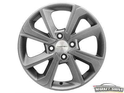 Khomen KHW1501 (Rio II) 6 x 15 4*100 Et:46 Dia:54.1 G-Silver