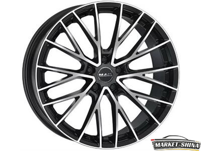 MAK Speciale-D 9.5 x 19 5*120 Et:40 Dia:72.6 Graphite Mirror Face