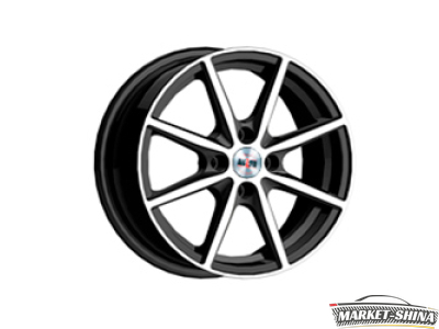 ALCASTA M63 6 x 15 4*100 Et:46 Dia:60.1 BLACK